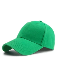 spring and summer new breathable monochrome cotton baseball cap men and women outing caps birthday gift hats