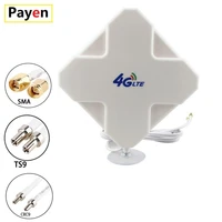 payen antenna 4g lte antenna high gain 35dbi dual cable sma ts9 crc9 connector antenna for 3g 4g router modem