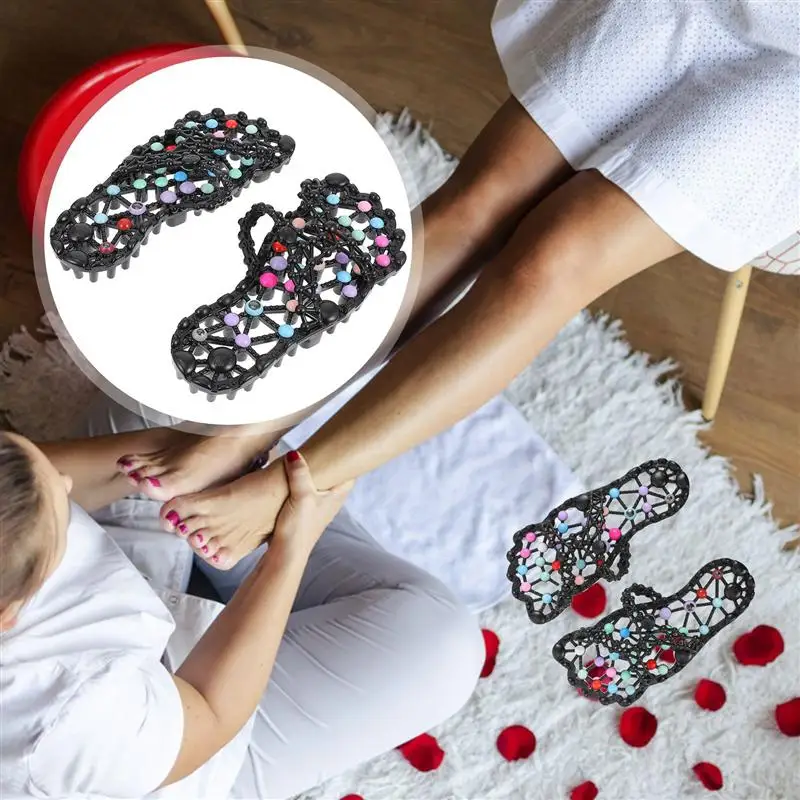 

1Pair of Massage Sandals Household Slippers Foot Care Slippers Non-skid Slippers for Bath Home Indoor
