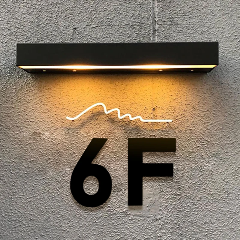 5in Floating Modern House Number SS Door Home Address Numbers for Digital Outdoor Sign Plates 5 Inch. #D | Строительство и ремонт