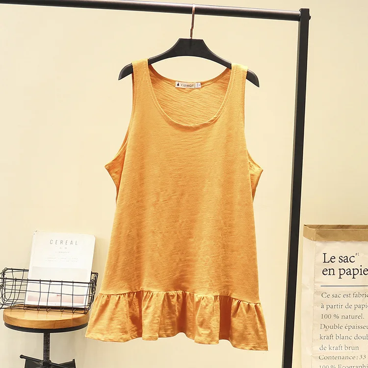 Женское летнее платье цельное женское без рукавов модное узкое Хлопковое размера плюс для женщин на лето