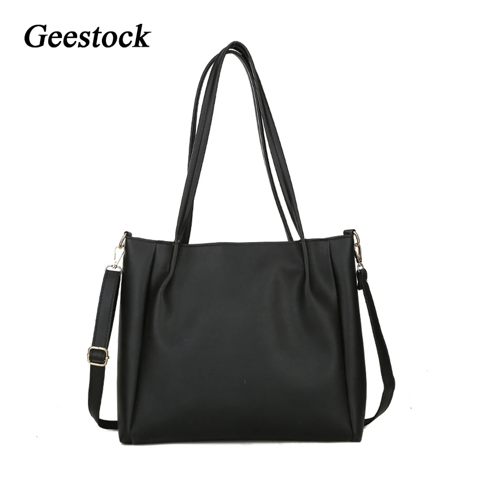 

Geestock Top-Handle Bags Women Shoulder Bag Large Capacity PU Leather Crossbody Bag Designer Ladies ToteBag