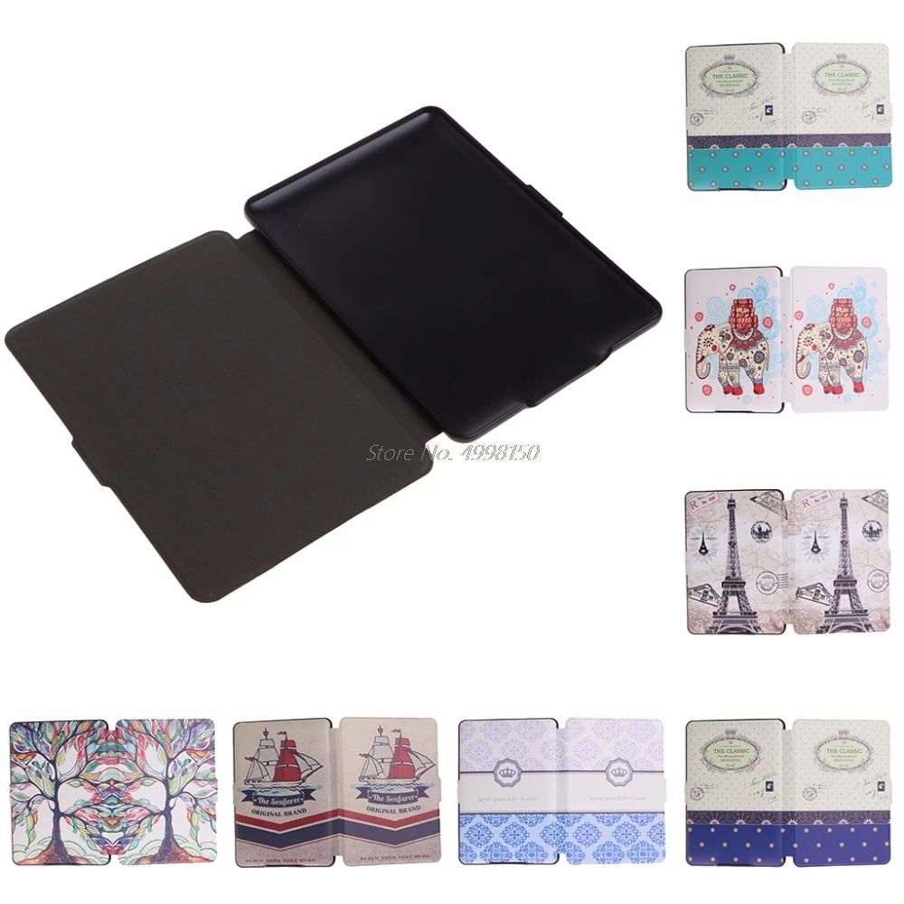 Оптовая продажа Прямая поставка тонкий флип чехол из искусственной кожи для Amazon