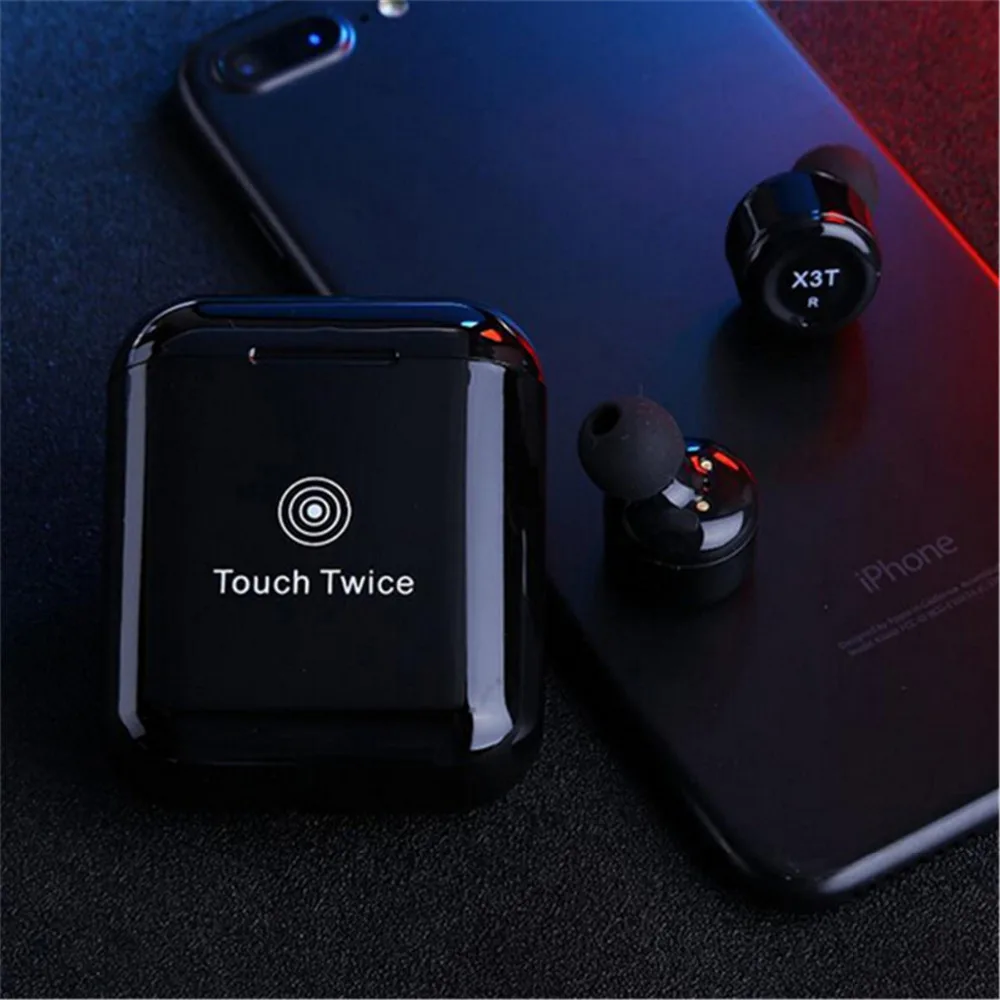 Bluetooth-наушники X3T с сенсорной кнопкой беспроводные портативные наушники