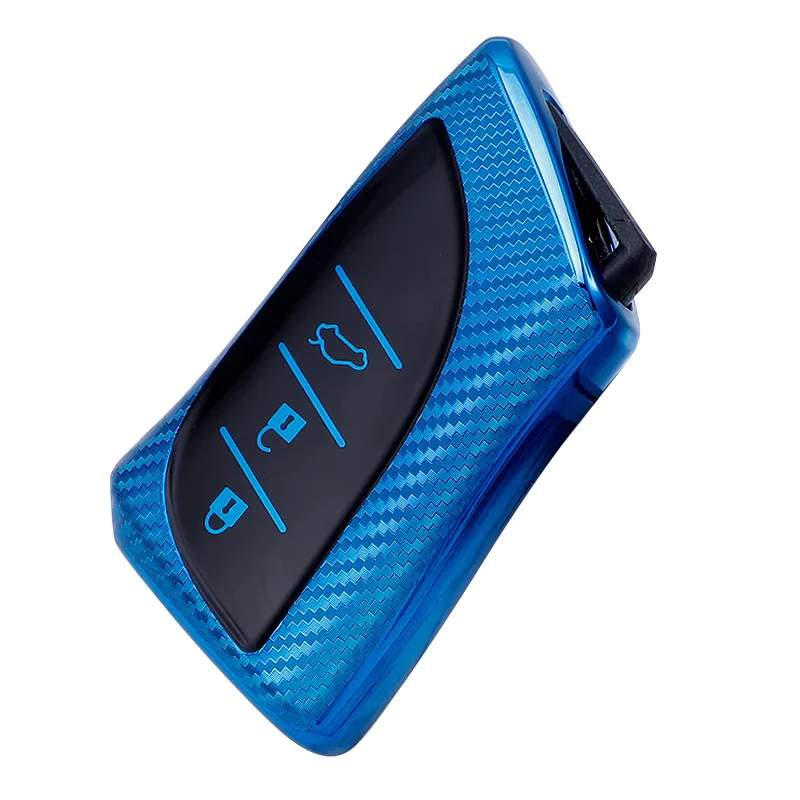 

TPU Carbon Fiber Car Key Case for Lexus Key Shell with Plating Car Key Shell
