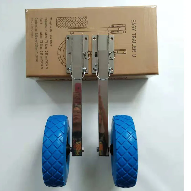 Новейшая Лодка из нержавеющей стали транцевая пусковое колесо для надувной