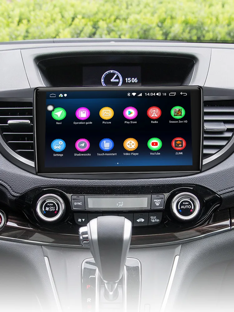 JOYING1 din радио Кассетный плеер Android 8,1 Восьмиядерный Авторадио 10," автомобильный Радио для Honda CRV 2012- DSP быстрая загрузка HD аудио
