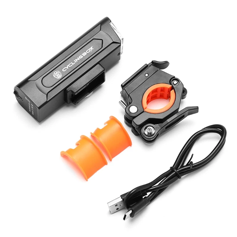 

1300Lumens Bicycle Headlight 4200mAh USB Rechargeable Bike Front Light Flashligh