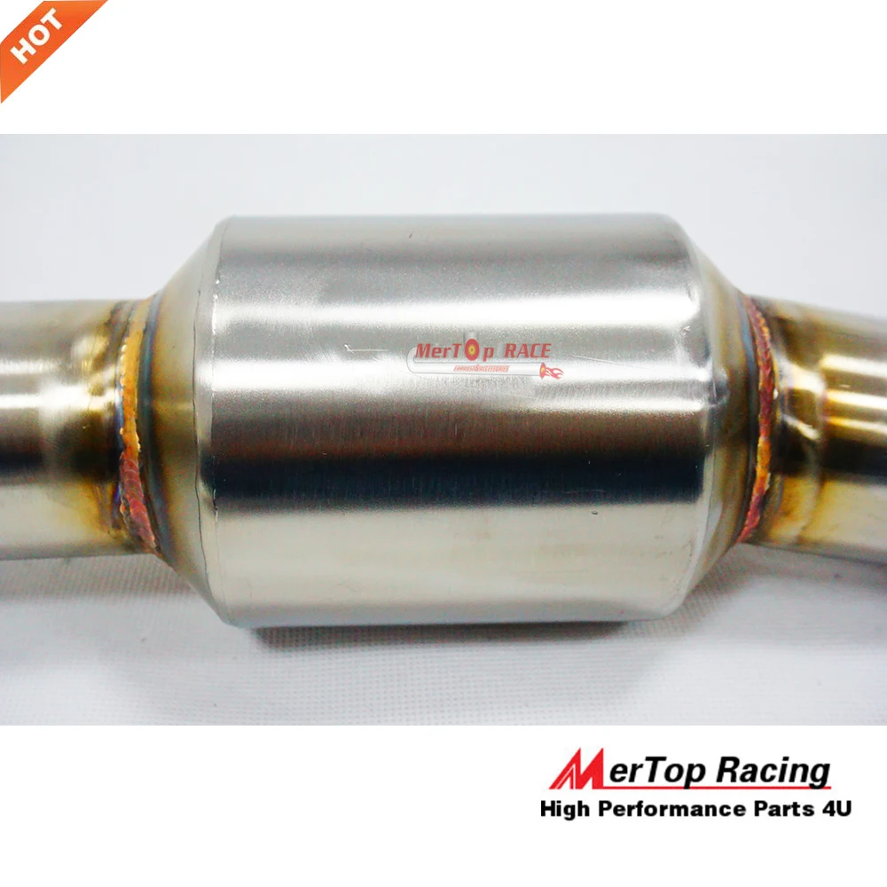

MERTOP RACING 2,5 ''SS304 High Flow Downpipe 200 sport cat MINI C ooper S R55 R56 R57 R60 T HP 1.6I 16V 200 HP 2007-2014