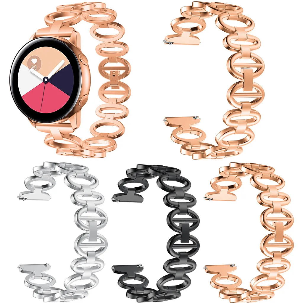 Браслет OTOKY в виде цепочки из нержавеющей стали ремешок для смарт часов активных