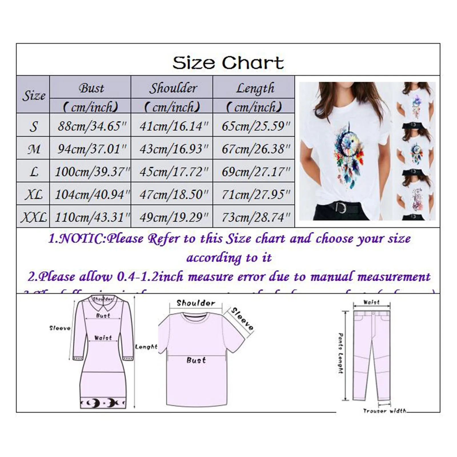 

Summer Women's Creativity T shirts 2021 Sexy colorful Pattern Printed Round Neck Short Sleeve Casual tops Femme#35