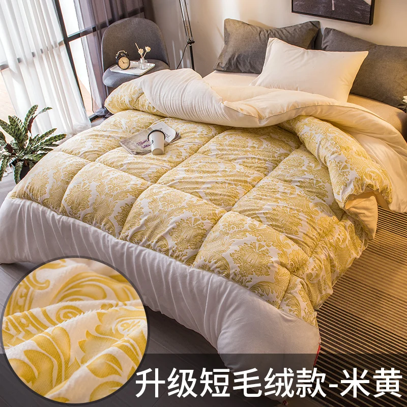 

New Style Autumn And Winter Thick Warm Ecological Cotton Winter Quilt Thick Blanket Winter Quilt CF