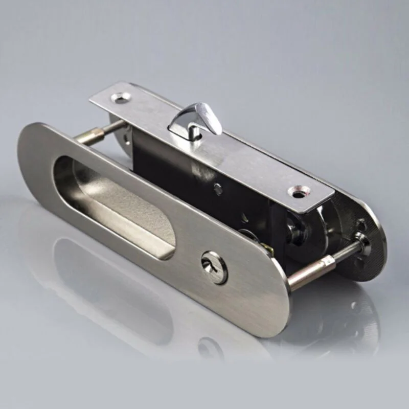 Замок для раздвижной двери набор ручек встраиваемые невидимые деревянные Сараи