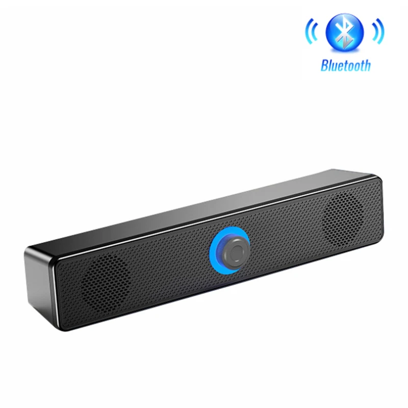 

Wired Bluetooth-compatible Speaker HD Surround Soundbar Computer Speakers Stereo Subwoofer Sound Bar For Laptop PC Aux 3.5mm