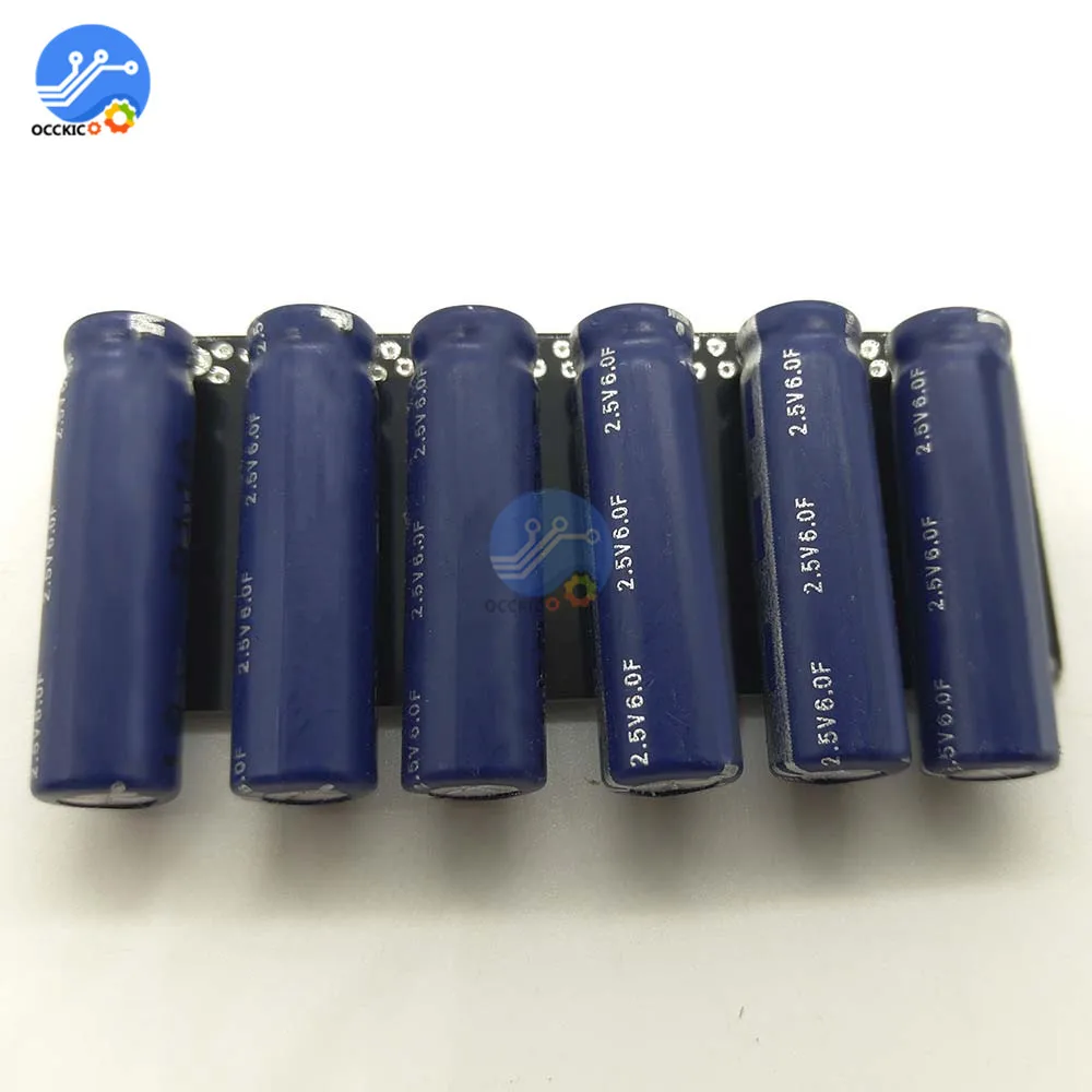 Суперфарадный конденсатор 15 в 1F 6 шт./компл. с защитной платой зарядного