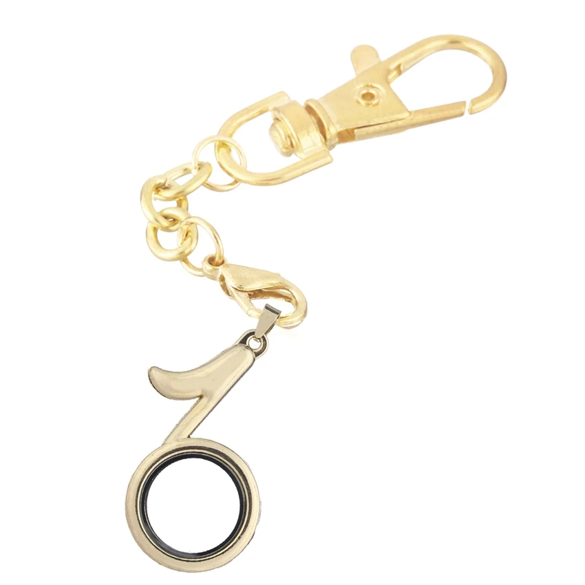 10 шт./лот смешанные цвета музыкальные ноты без кристалла брелок для ключей кольцо