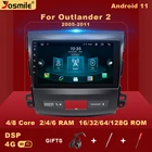 Автомагнитола 2 din, Android 11, для Mitsubishi Outlander xl 2 CW0W 2005-2011для Peugeot 4007For Citroen C-Crosser2007-2013