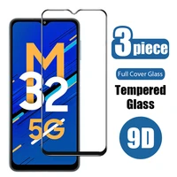 3pcs tempered glass for samsung galaxy m12 m22 m62 m32 m52 5g screen protector phone film samusng galaxi m31 m51 m21 2021 glass