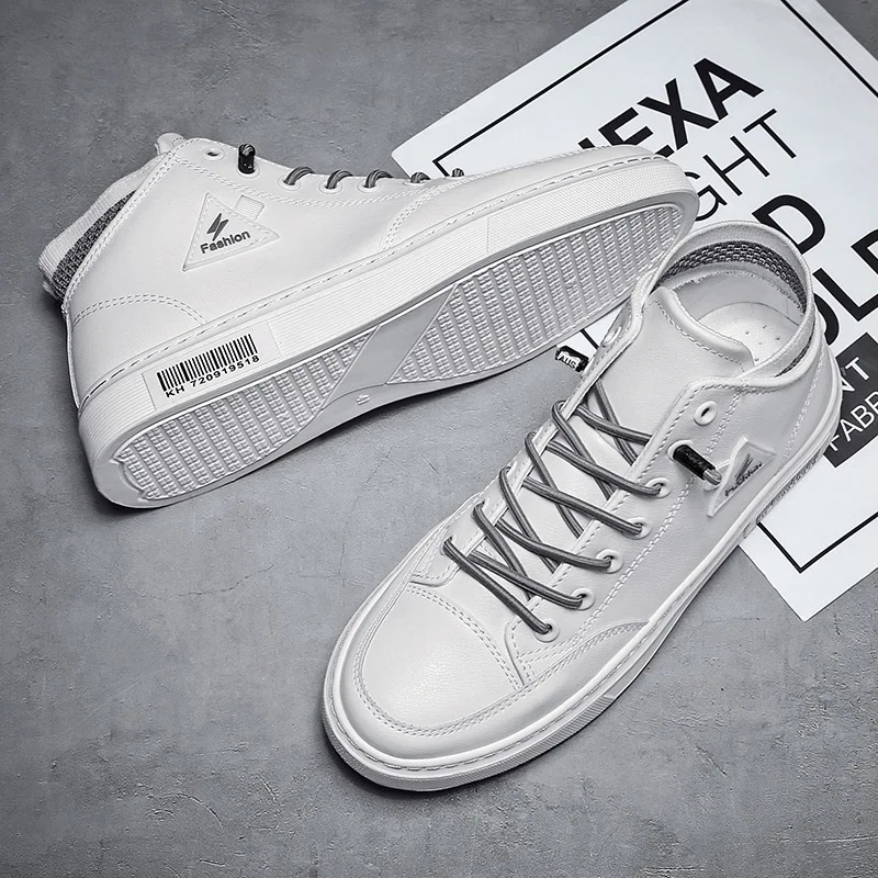 

2021 spring and autumn trend all-match men's shoes men's trendy shoes sports casual shoes middle cut men's shoes