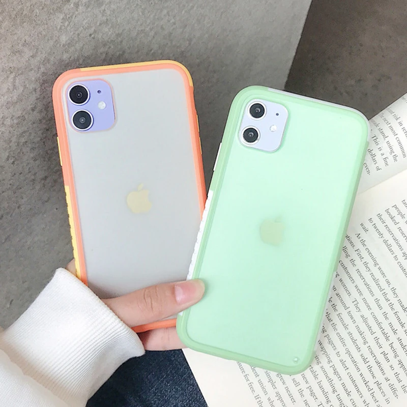 SUYACS однотонный чехол для телефона iPhone 11 Pro Max XS XR X 7 8 Plus мягкая ТПУ задняя крышка с