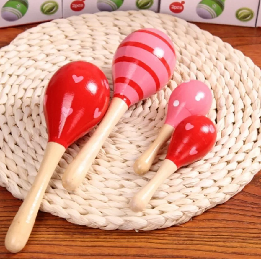 1 шт. детская деревянная игрушка песочный молоток погремушка инструмент