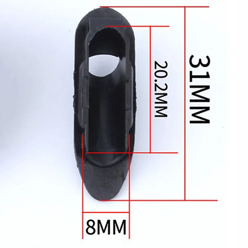 10 pcs 8mm bremse linie clip rohr shifter kabel gehäuse rohr schnalle halter fahrrad rahmen eingebettet schnur langlebig kunststoff free global s