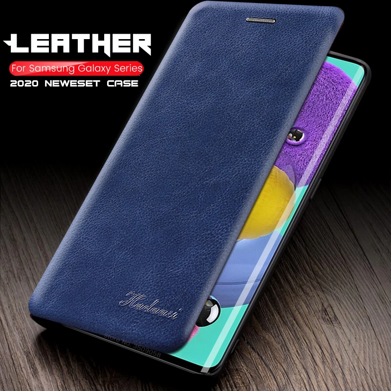 Кожаный флип чехол для samsung galaxy a10 a20e a20 a30 a50 a70 s a51 a71 s20 ultra s10 note 10 plus магнитные чехлы
