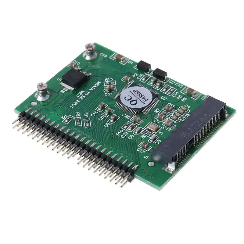 MSATA SSD жесткий диск для 44 Pin IDE конвертер адаптер 2 5 дюймов HDD ноутбука | Компьютеры и