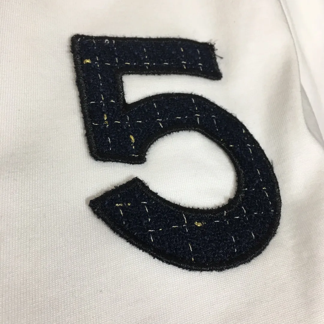 

High Quality Luxury Summer Sexy Women New Fashion Short-sleeved Diamond Letters and Big Bow T-shirt Tops