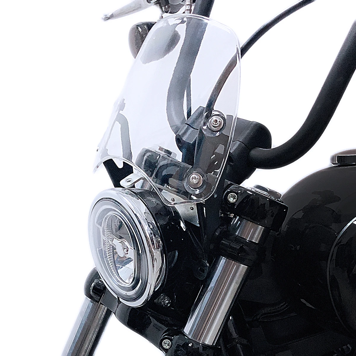 Прозрачная ветрозащитная крышка для экрана с креплениями Harley 2018-2021 Softail Street Bob |