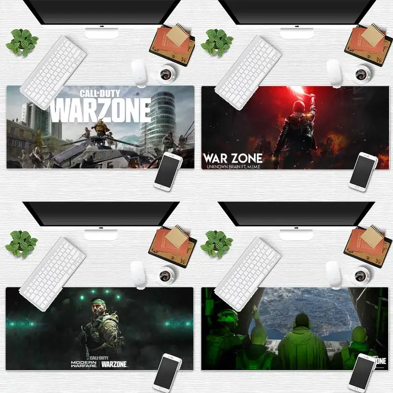 

call of duty warzone Keyboards Mat Rubber Gaming mousepad Desk Mat Desk Table Protect Game Office Work Mouse Mat pad