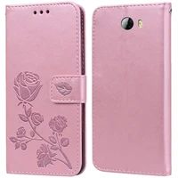 Luxury Leather Flip Book Case for Huawei Prime 2018 Pro 2019 Rose Flower Wallet StandCase Phone Cover Bag