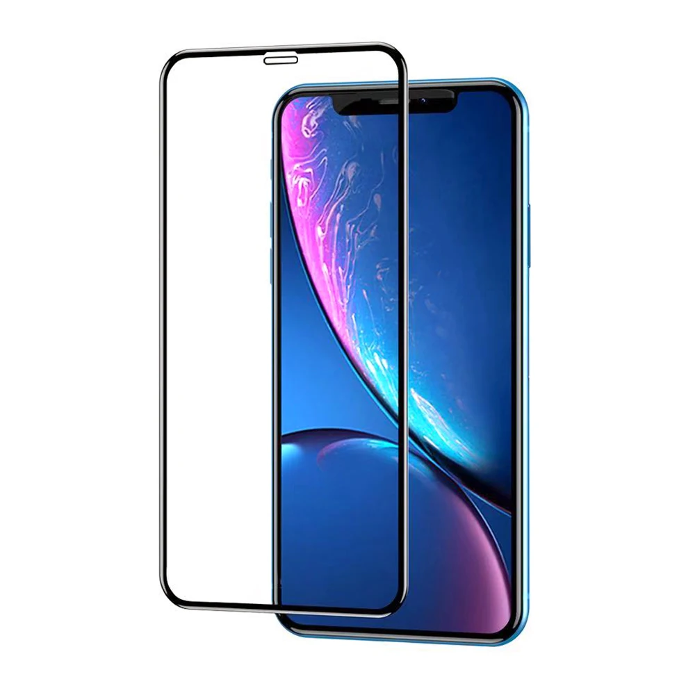 Meeker Protective screen protector for iphone 7 8 plus X XS max XR Glass 3D Full Cover Tempered iPhone MAX | Мобильные телефоны и