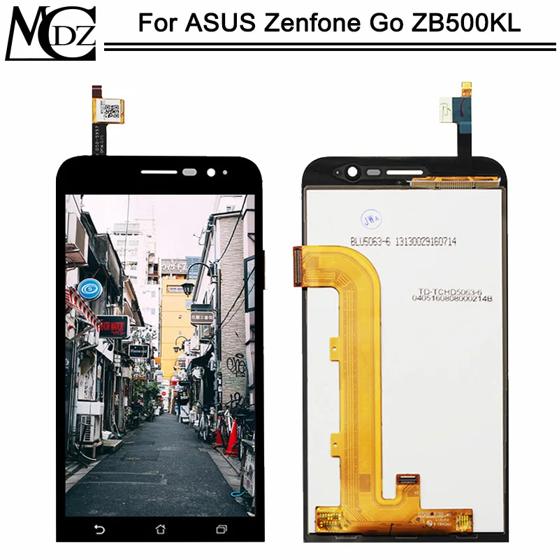 Новый ZB500KL CD сенсорный экран для ASUS Zenfone Go X00AD ЖК дисплей сенсор стекло дигитайзер