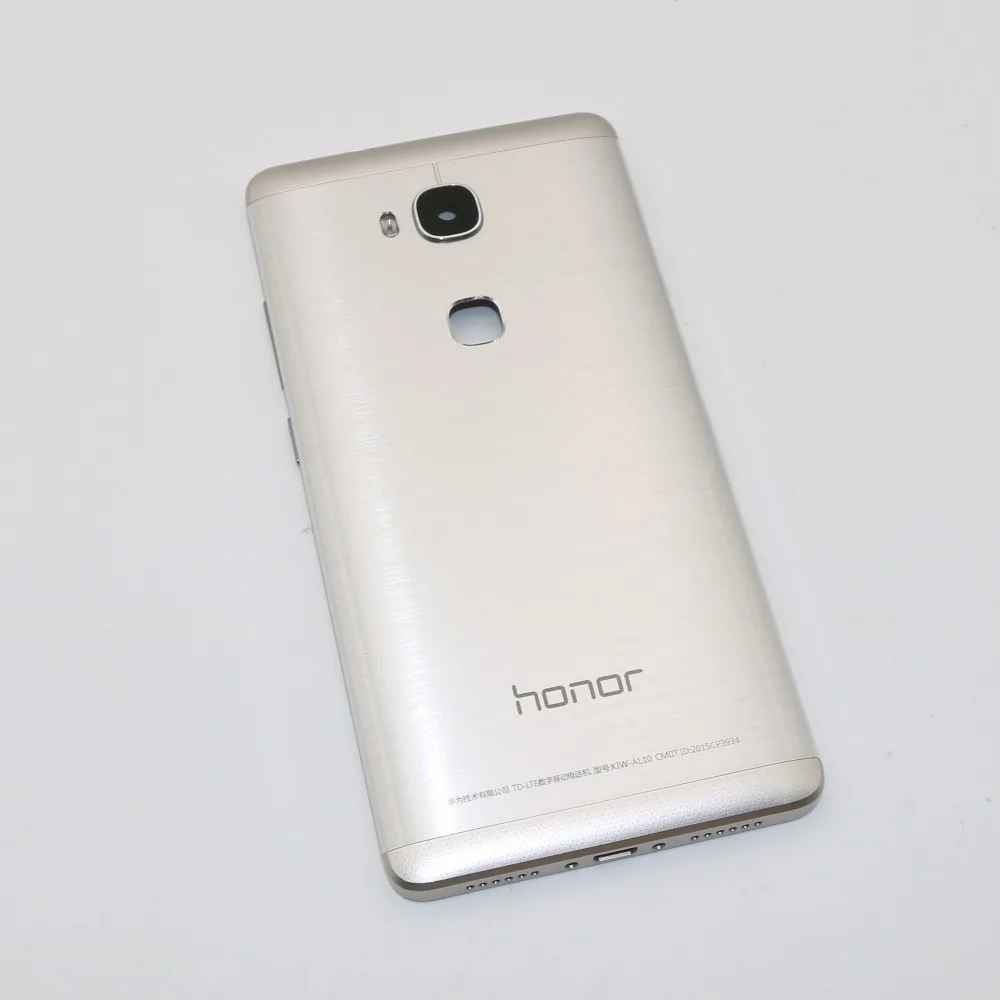 For Huawei Honor 5X GR5 KIW-L21 KIW-L22 KII-L21Rear Back Battery Cover Housing with Power Volume Button+Camera Lens | Мобильные