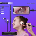 Мини-эндоскоп с камерой для чистки ушей, для смартфонов Android, Бороскоп, отоскоп, микро-эндоскоп с камерой, Usb C