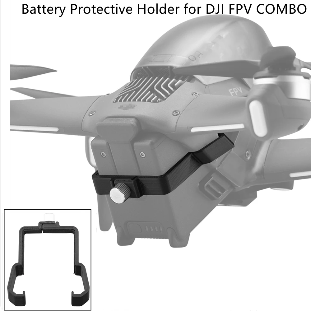 

Battery Protective Buckle Fixer Holder Guard for DJI FPV COMBO Flight Battery Fuselage Buckle Drone Part Replacement Accessories
