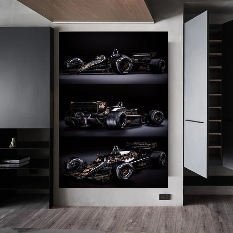 Настенное художественное полотно F1 формула Mclaren чемпион мира гоночный