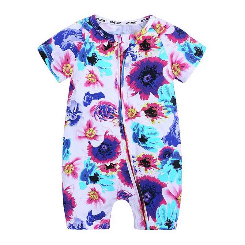 

Unisex Newborn Baby Rompers Cotton Baby Boy Clothes Infant Jumpsuits Summer Bebe Clothes Short Sleeve Baby Girls Rompers 0-24M