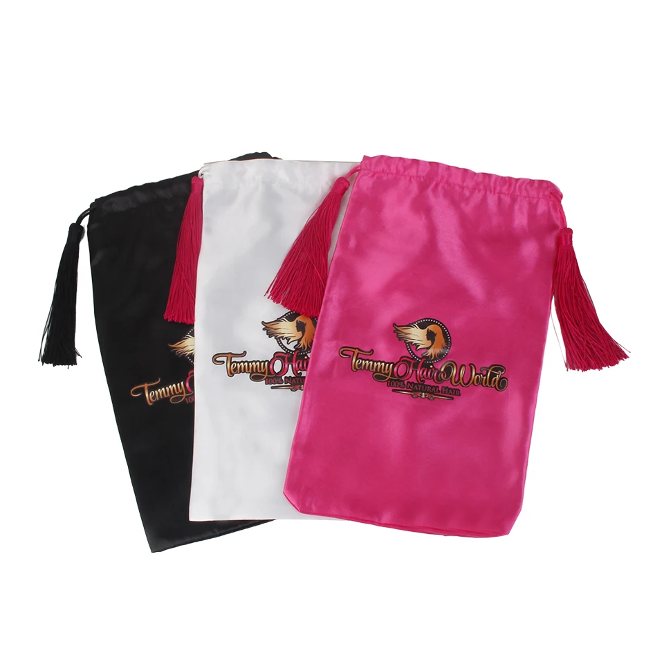 Индивидуальные лого девственные волосы для наращивания пучок клей оберточная