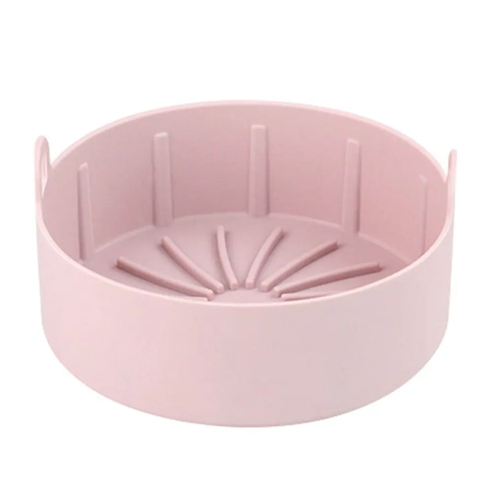 

Air Fryer Silicone Basket Airfryer Silicone Pot Air Fryer Pot Baking Basket With Handle Microwave Bowl Air Fryer Accessories