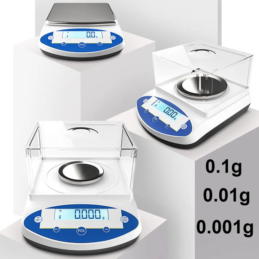 Analytical Balance Lab Electronic Digital Scale 600g/0.001g ,100-3000g/0.01g ,20kg/0.1g Gold jewelry scale Electronic balance