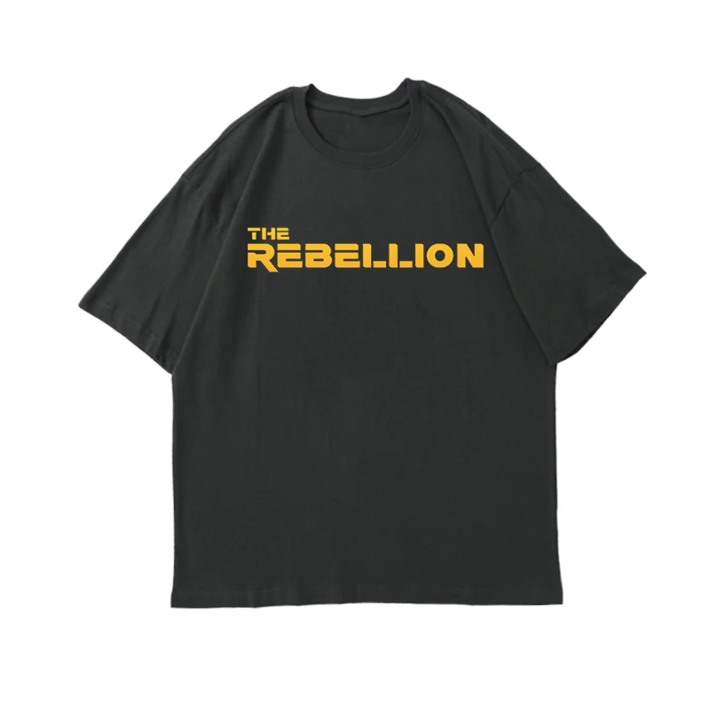 

2021 Summer The Rebellion Arrivals t shirt Men Wome Short Sleeve Hip Hop Loose Casual Oversized Tees Black White T-shirts