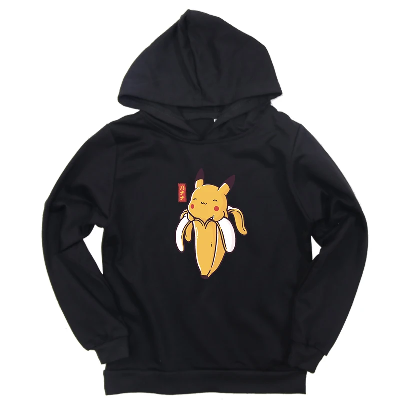 Hoodies 3 Новейшие толстовки с покемонами для маленьких мальчиков и девочек; свитер с принтом Пикачу; хлопковый повседневный спортивный свитер для подростков; сезон весна-осень - Цвет: Hoodies 3