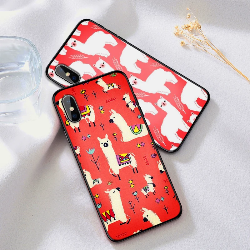 Чехол для телефона Xiaomi mi 8 A2 LITE 9 SE 9T A3 PRO Cute Lama Alpaca animals 6X X 2S 3 F1 CC9E CC9 | Мобильные