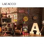 Фон для фотографий Laeacco, винтажный деревенский мотель, гитара, проигрыватель, ковбойская музыка, вечеринка