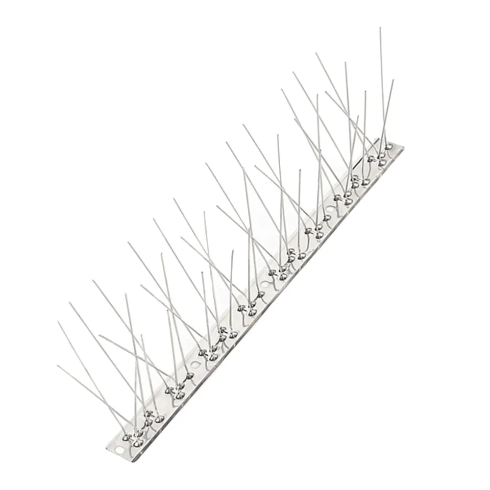 

Bird Spikes Stainless Steel Anti-Bird Prevent Bird Dispeller for Garden Farmland Orchard