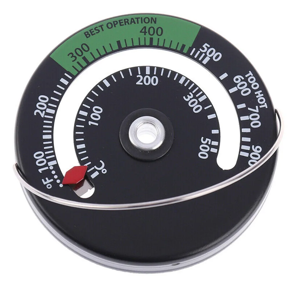 

Stove Fireplace Thermometer Temperature Aluminum Alloy Measurement Oven