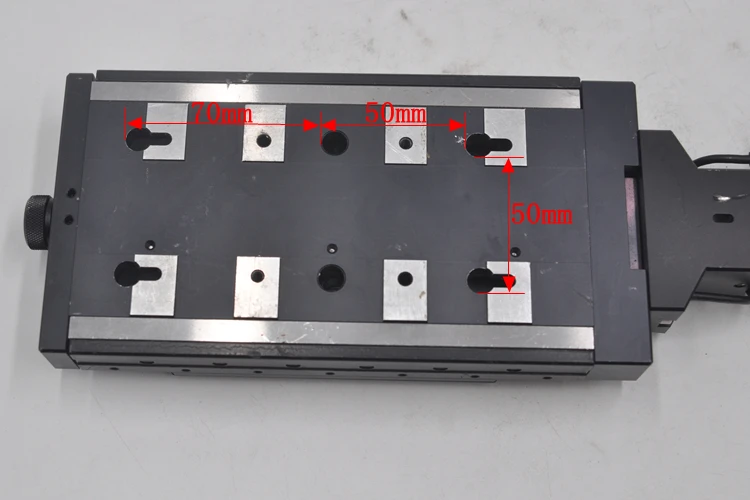 Preise PI M-405K025 Elektrische Y Achse Optische Feineinstellung Verschiebung Plattform Tisch Top 106*115mm Aluminium Legierung