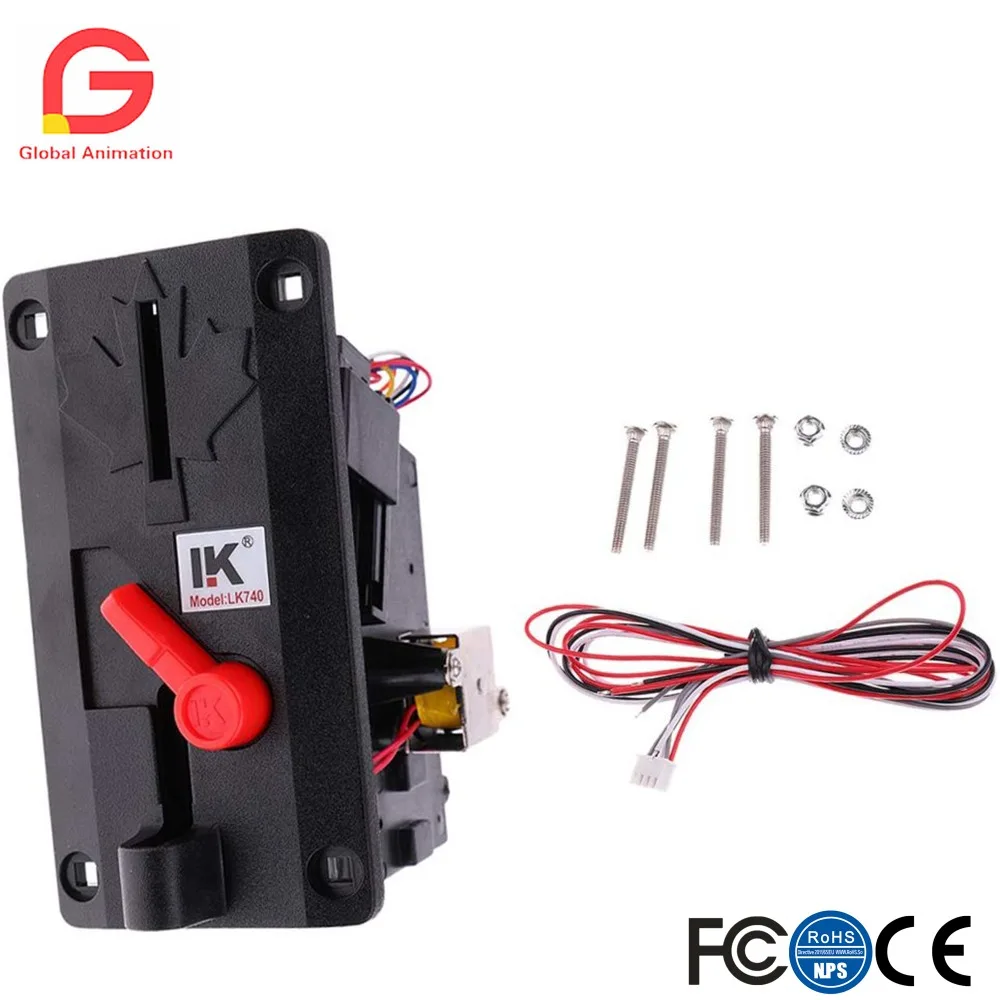 Top Entry CPU Coin Acceptor Selector DIY Kit For Slot Vending Machine | Спорт и развлечения